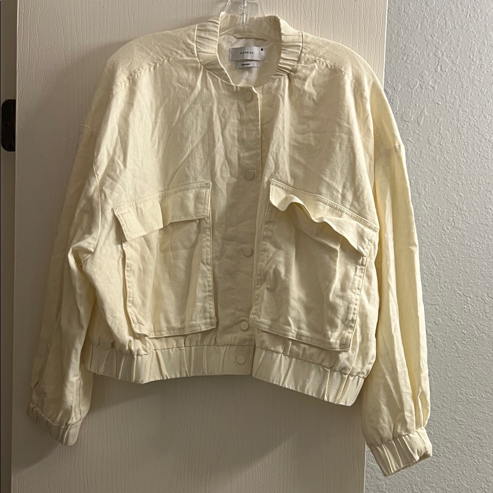 Reserved Light Cream Utility Jacket - image 1